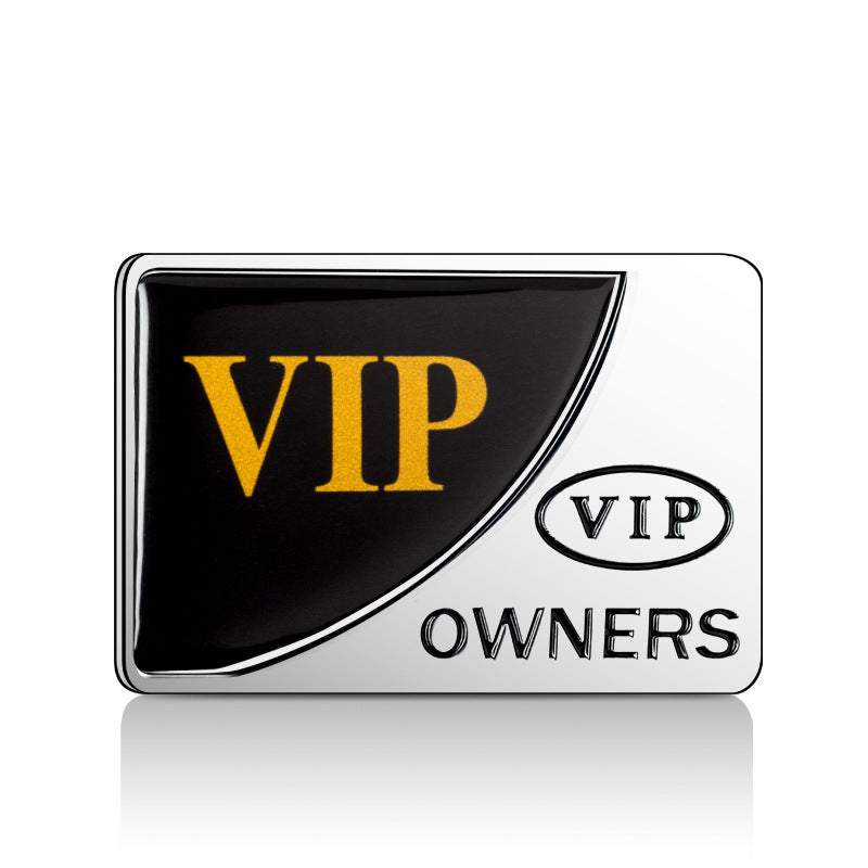 Automotive Metal Labeling Decoration
