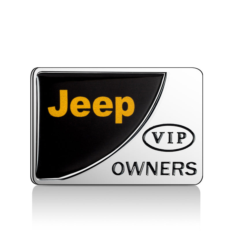 Automotive Metal Labeling Decoration
