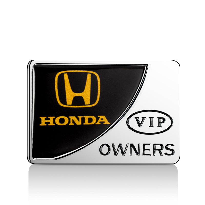 Automotive Metal Labeling Decoration