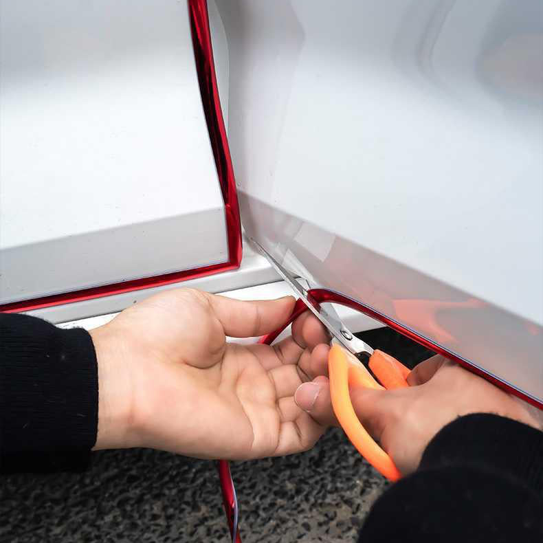 Door Glossy Electroplating Anti-Collision Strip Decoration