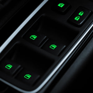 Car Function Key Switch Button Luminous Car Sticker