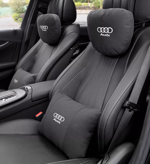 Special Automobile Deer Velvet Leather Car Pillow Lumbar Cushion