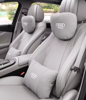 Special Automobile Deer Velvet Leather Car Pillow Lumbar Cushion