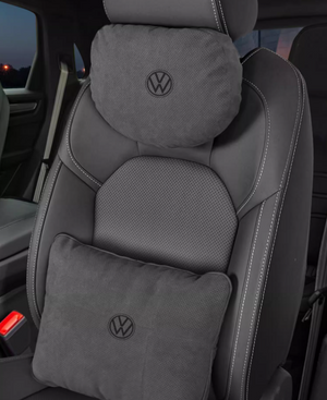 Special Automobile Deer Velvet Leather Car Pillow Lumbar Cushion