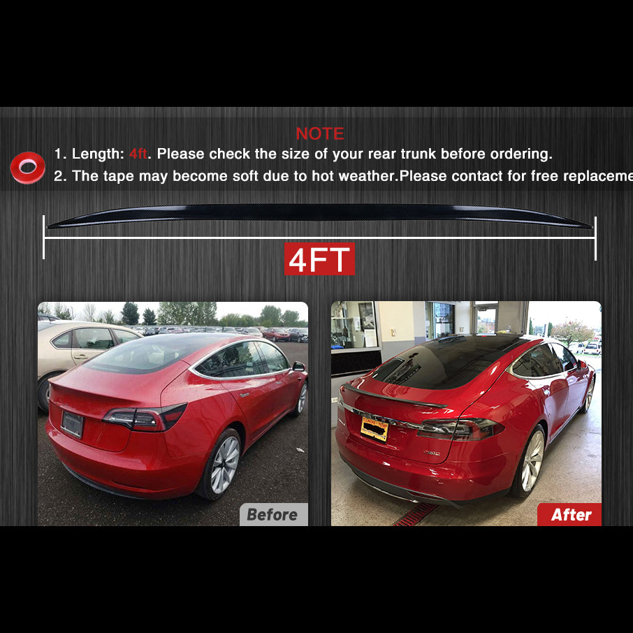 Car Universal Rear Spoiler Modification