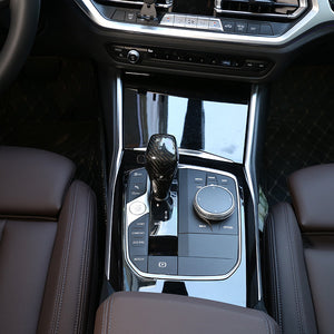 Carbon fiber BMW gear handle modification