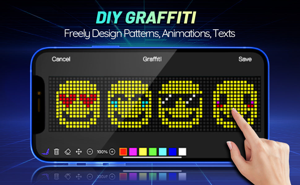 Personalized Customized Car LED Fun Display