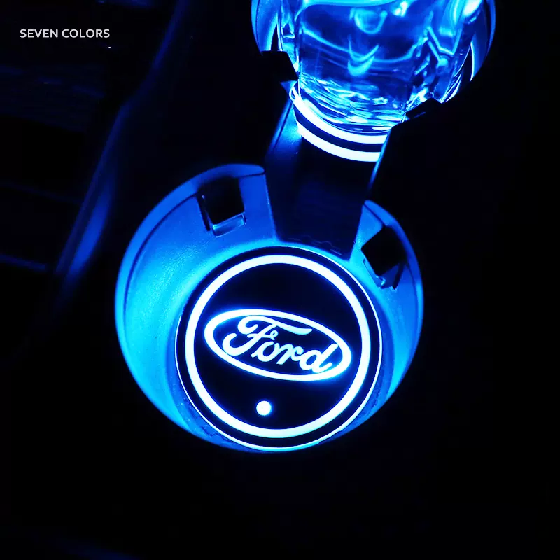 Car LED Ambient Light-Emitting Water Coaster