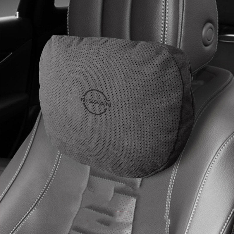 Special Automobile Deer Velvet Leather Car Pillow Lumbar Cushion