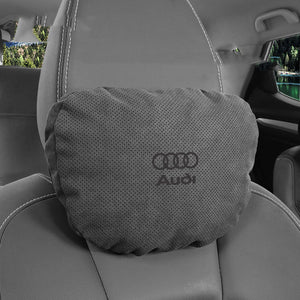 Special Automobile Deer Velvet Leather Car Pillow Lumbar Cushion