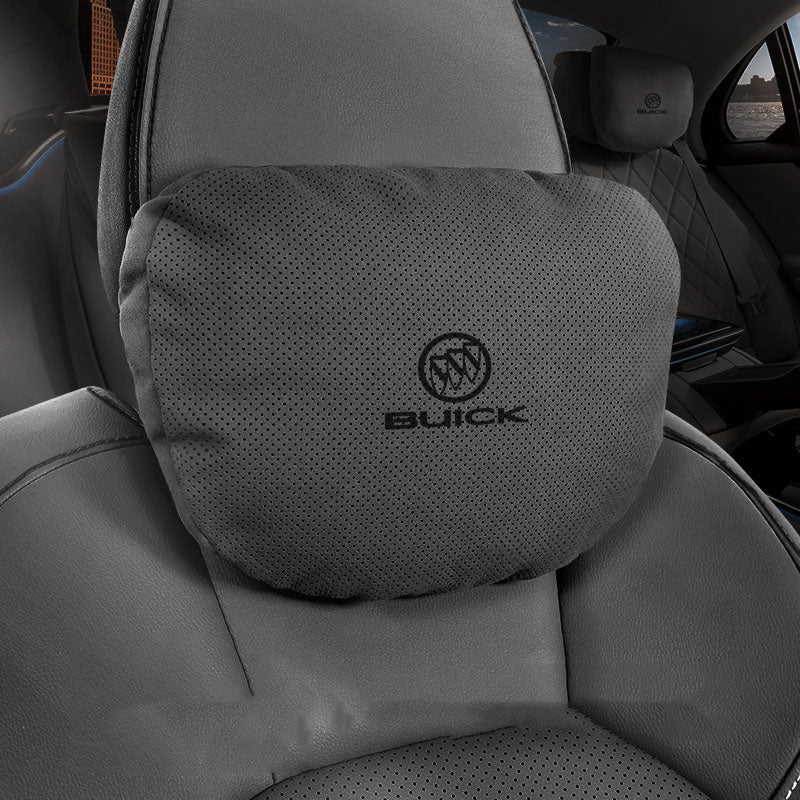 Special Automobile Deer Velvet Leather Car Pillow Lumbar Cushion