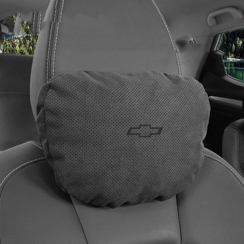Special Automobile Deer Velvet Leather Car Pillow Lumbar Cushion