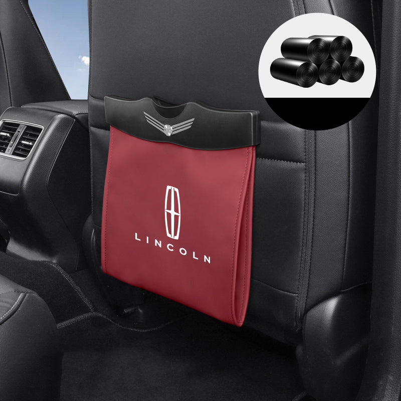 Hanging Car Garbage Bag Organizer1