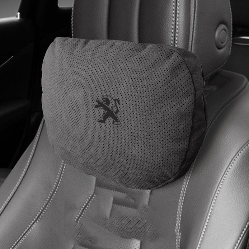 Special Automobile Deer Velvet Leather Car Pillow Lumbar Cushion