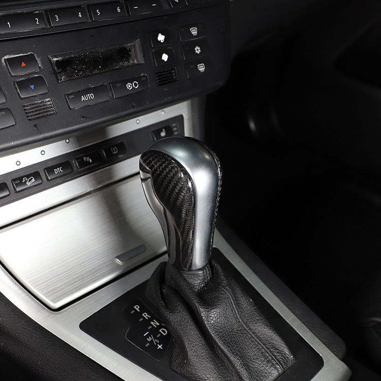 Carbon fiber BMW gear handle modification