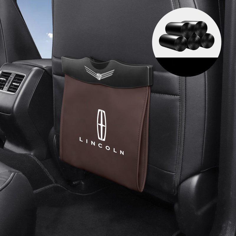 Hanging Car Garbage Bag Organizer1