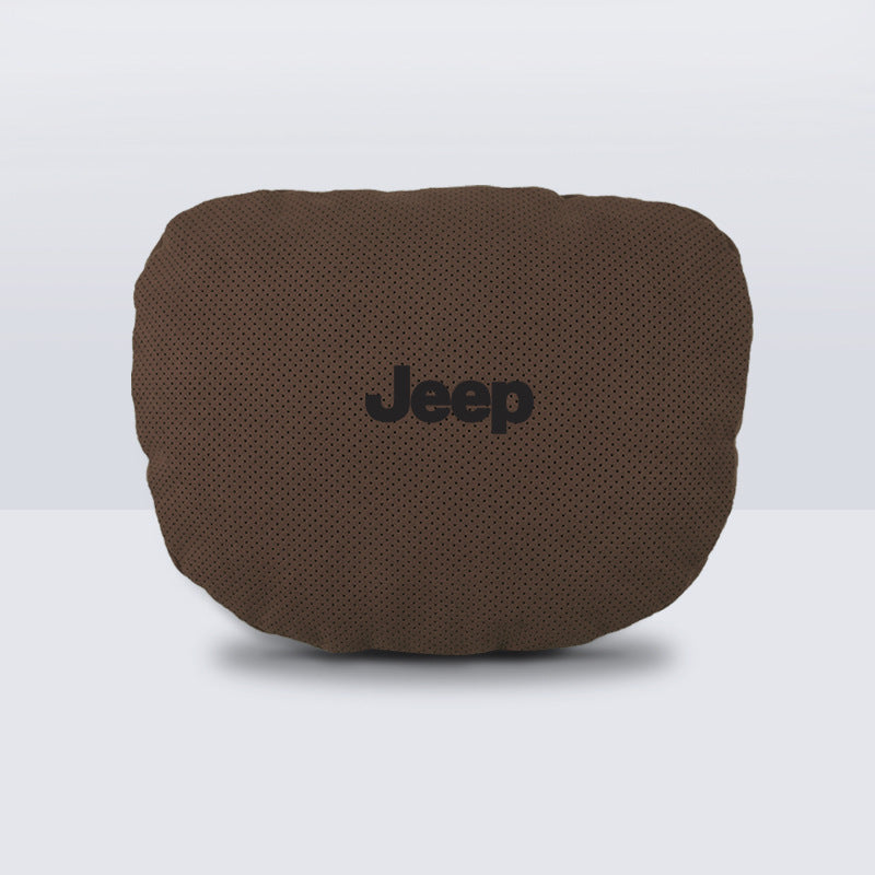 Special Automobile Deer Velvet Leather Car Pillow Lumbar Cushion