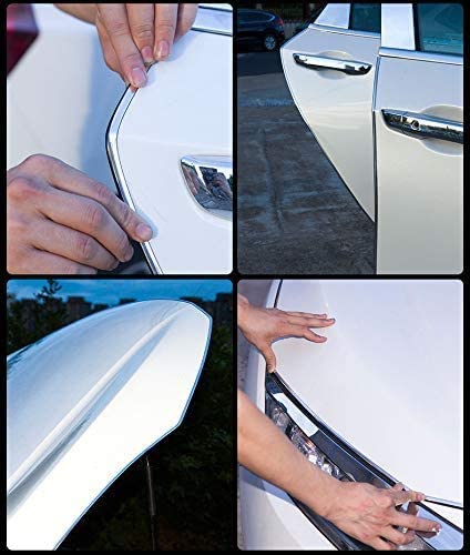 Door Glossy Electroplating Anti-Collision Strip Decoration