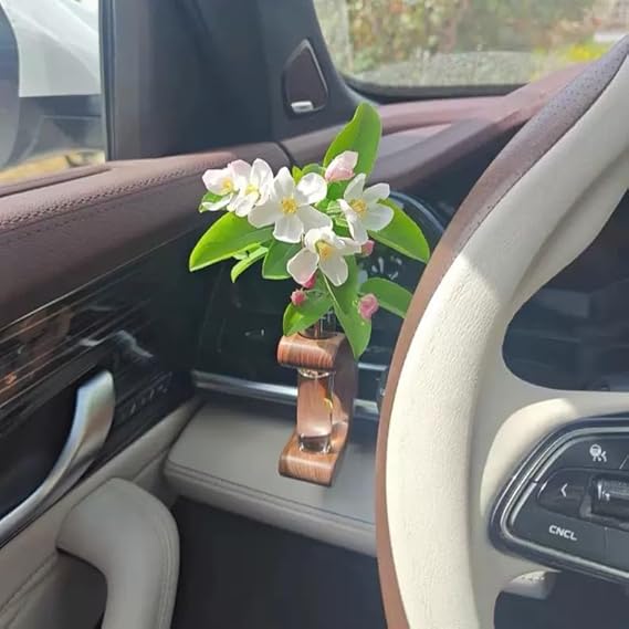 Car Flower Arrangement Air Outlet Aromatherapy Decorative Small Vase