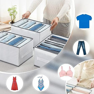 Pants Wardrobe Storage Clothes Layered Partition Finishing Box