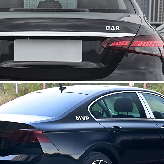 DIY Alphabet Metal Car Sticker