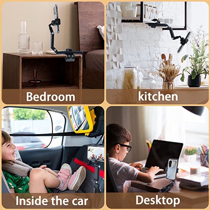 360° Rotatable Sun Visor Mobile Phone Holder