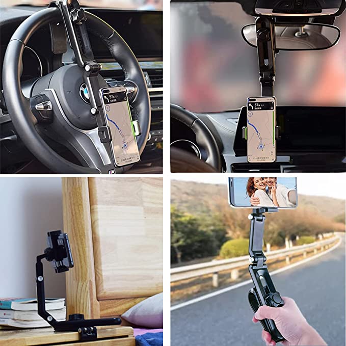 360° Rotatable Sun Visor Mobile Phone Holder