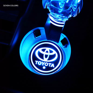 Car LED Ambient Light-Emitting Water Coaster