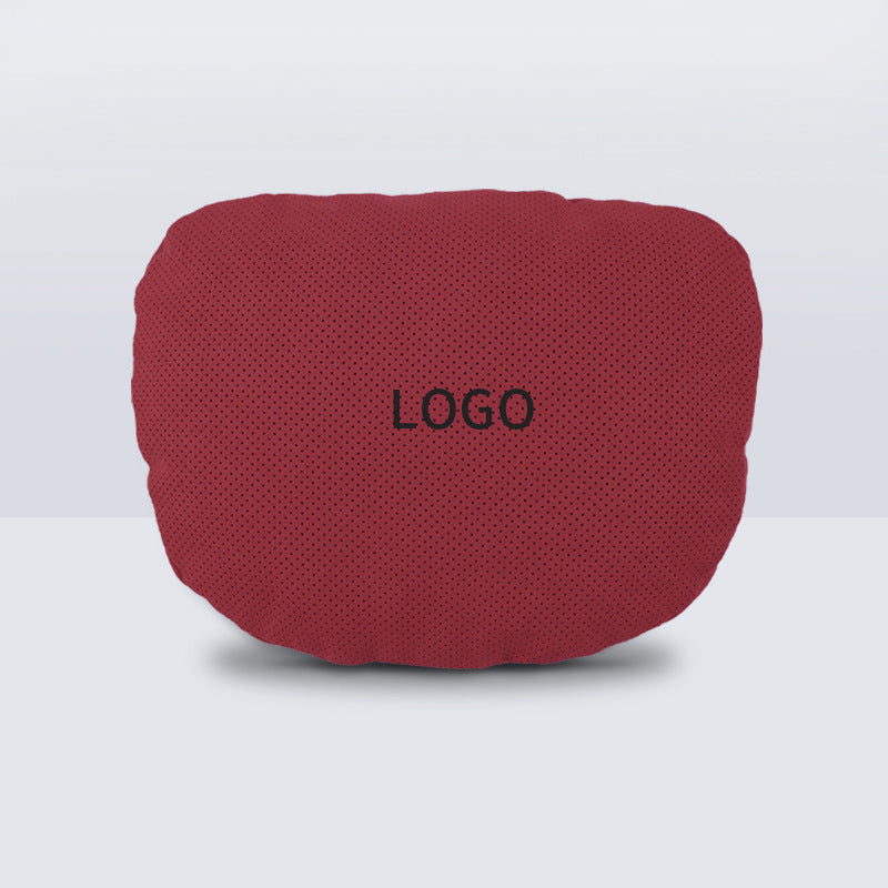 Special Automobile Deer Velvet Leather Car Pillow Lumbar Cushion