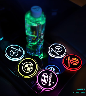 Car LED Ambient Light-Emitting Water Coaster