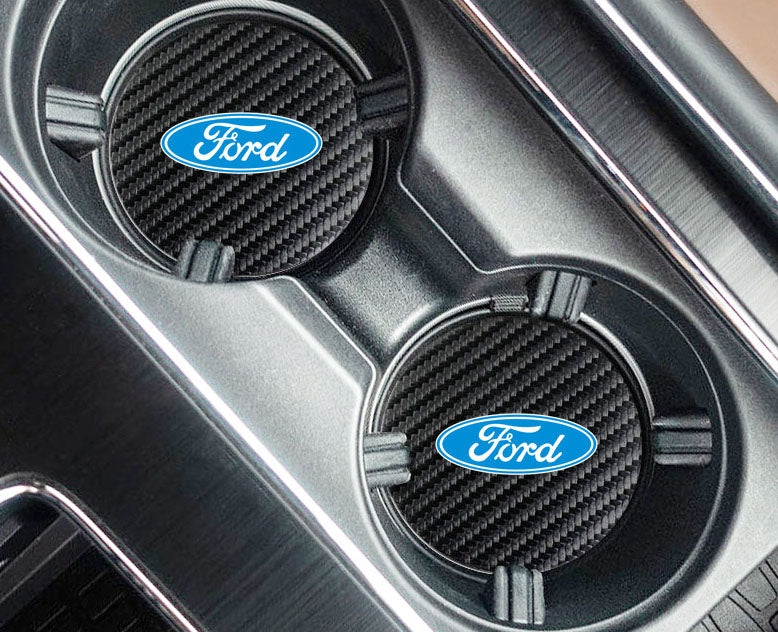 Carbon Fiber Anti-Slip Car Cup Holder Coaster🔥2PCS🔥