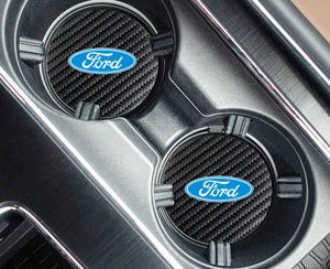 Carbon Fiber Anti-Slip Car Cup Holder Coaster🔥2PCS🔥