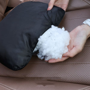 Special Automobile Deer Velvet Leather Car Pillow Lumbar Cushion