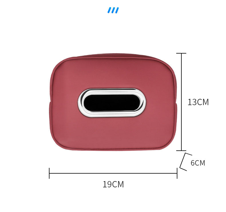 Car Tissue Box Armrest Box Tissue Hanging Type For Car Use