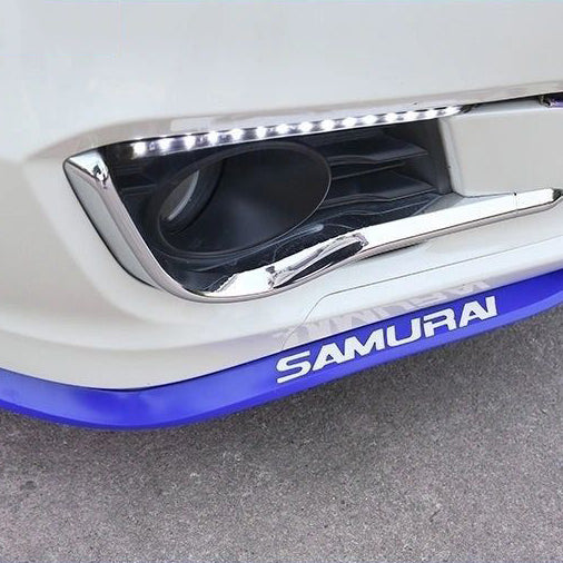 Car front lip anti-collision rubber strip