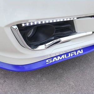 Car front lip anti-collision rubber strip