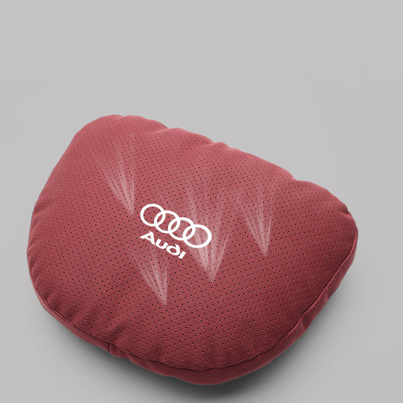 Special Automobile Deer Velvet Leather Car Pillow Lumbar Cushion