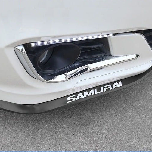 Car front lip anti-collision rubber strip