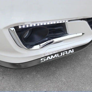 Car front lip anti-collision rubber strip