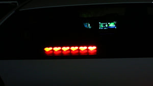 High Brake Light Sticker Modified Decoration