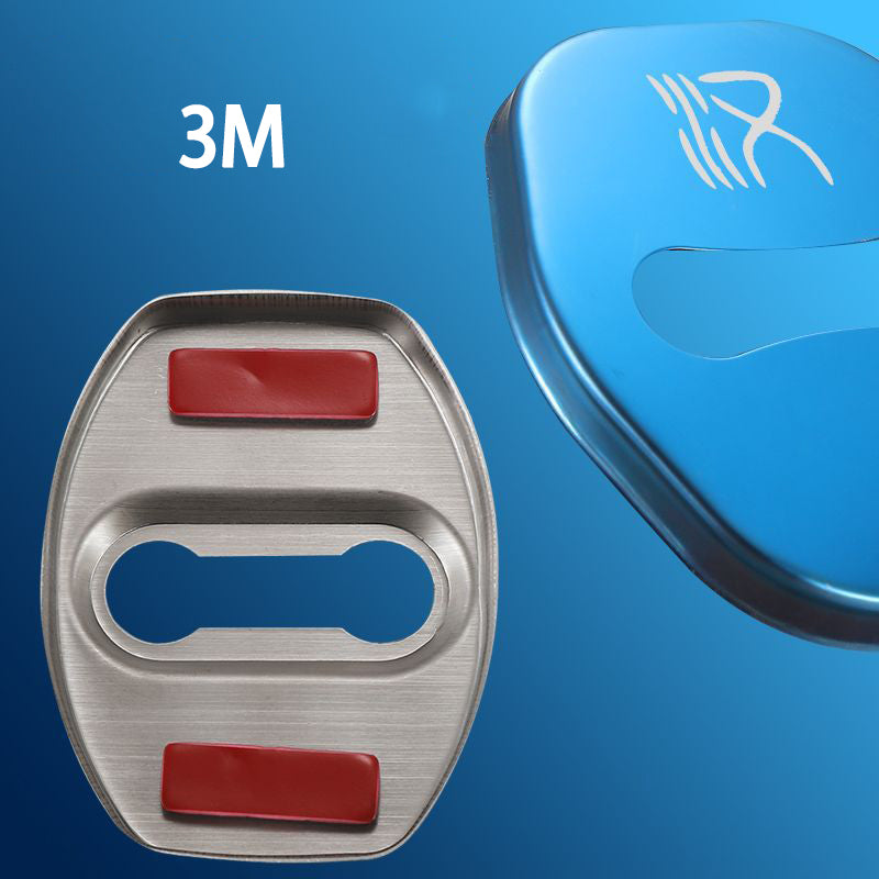 Stainless Steel Car Door Lock Protection Cover Antirust🔥4PCS🔥SECONDARY LINK
