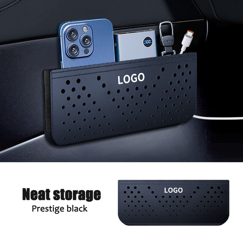 Car Mounted Adhesive Multifunctional Net Bag Storage Hanging Bag