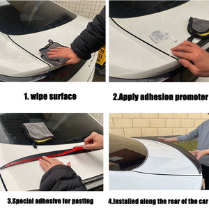 Car Universal Rear Spoiler Modification