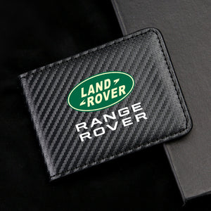 Carbon Fiber Leather Driver's License Card Holder