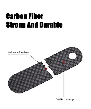 Carbon Fiber Leather Set Car Keychain