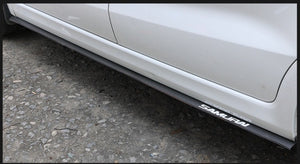 Car front lip anti-collision rubber strip