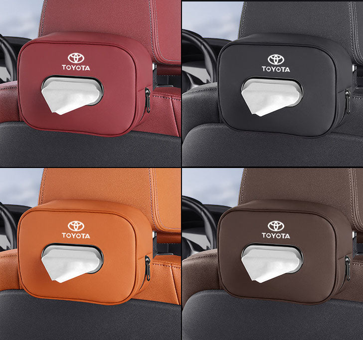 Car Tissue Box Armrest Box Tissue Hanging Type For Car Use