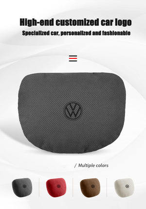 Special Automobile Deer Velvet Leather Car Pillow Lumbar Cushion