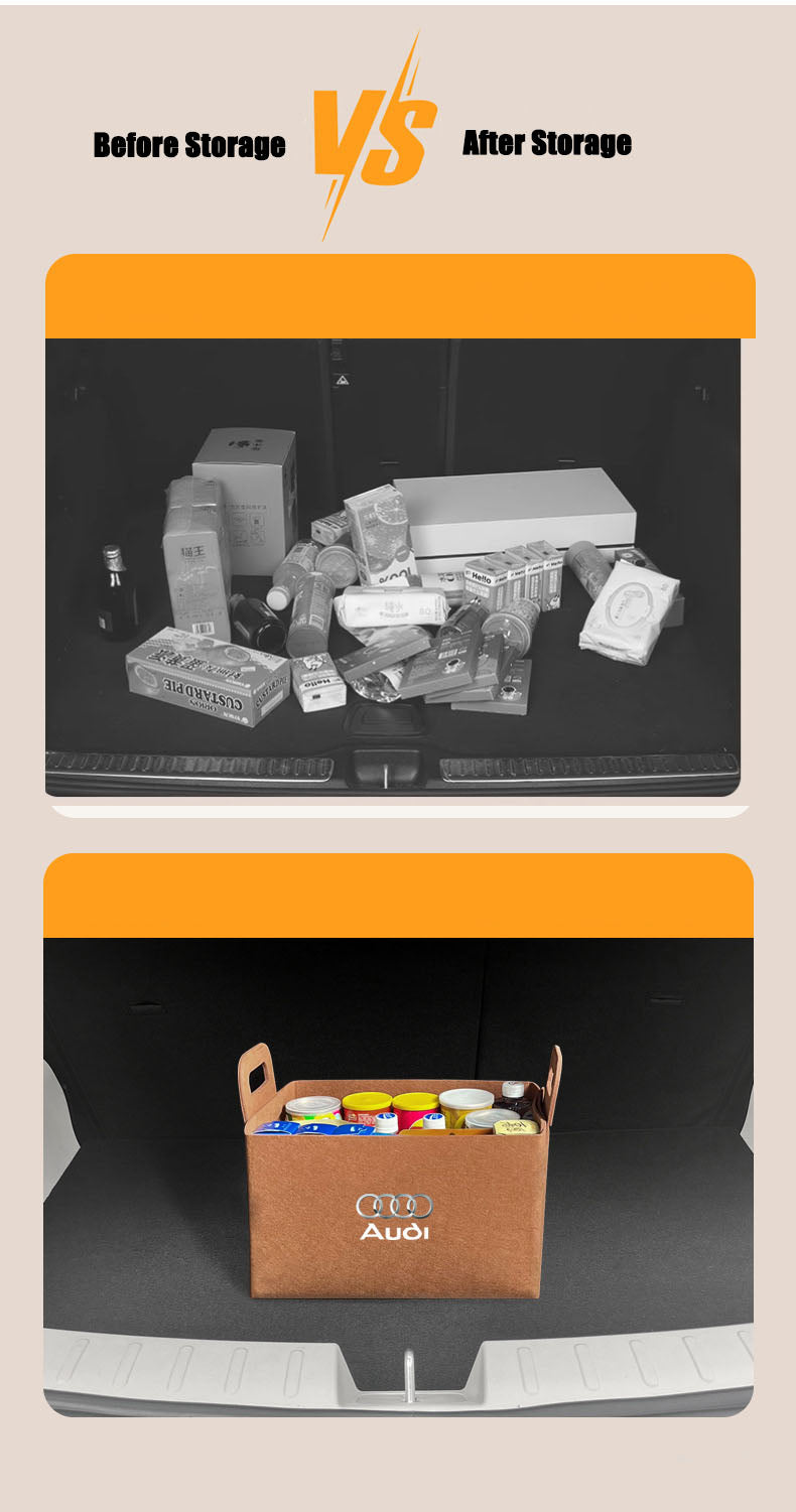 Car Trunk Storage Artifact Foldable Felt Storage Bag