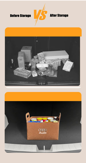 Car Trunk Storage Artifact Foldable Felt Storage Bag